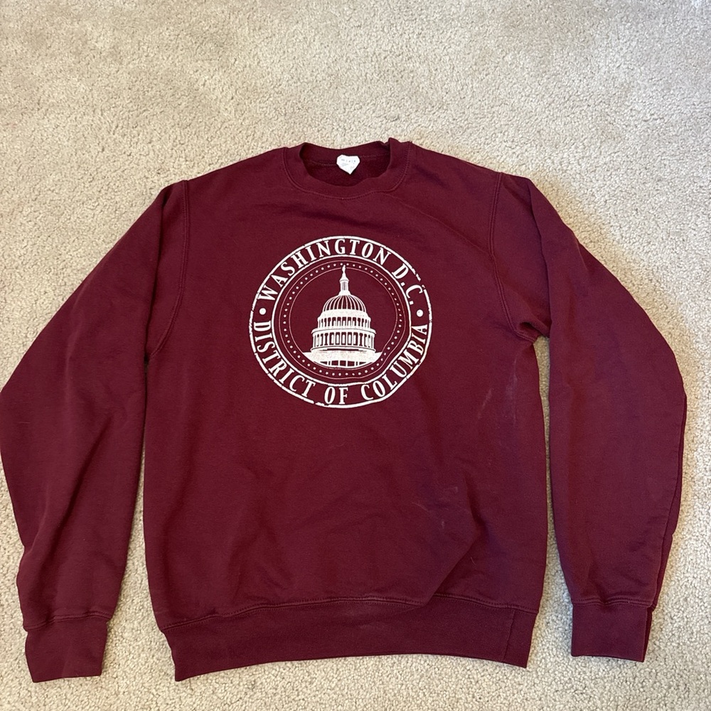 Washington D.C. Maroon Sweater